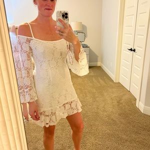 White summer dress size M